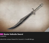 AC Mirage Twitch Drops | Basim Valhalla Sword