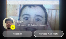 AÇIK PROFİLLİ 200K PUANLI SNAPCHAT HESABI