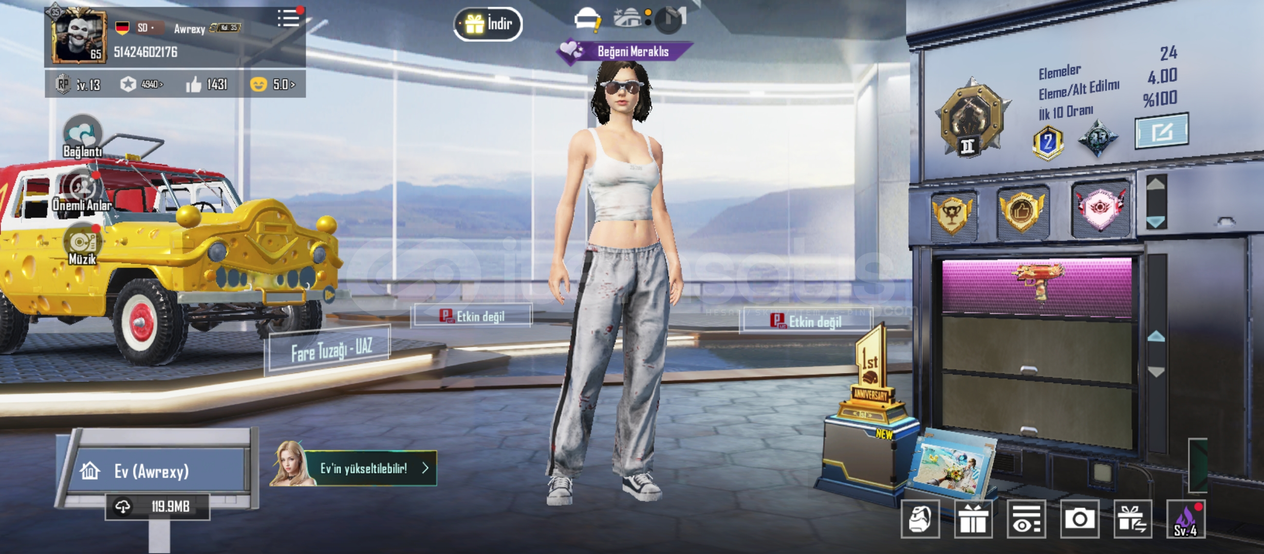 (Pazarlık olur) ACİL SATILIK PUBG HESABI  (Pazarlık olur) ACİL SATILIK PUBG HESABI