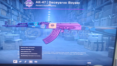 ACİL SATILIK AK-47 | GECEYARISI BOYASI