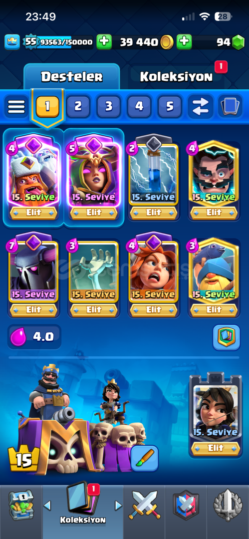 Acil satılık clash Royale hesabı Acil satılık clash Royale hesabı