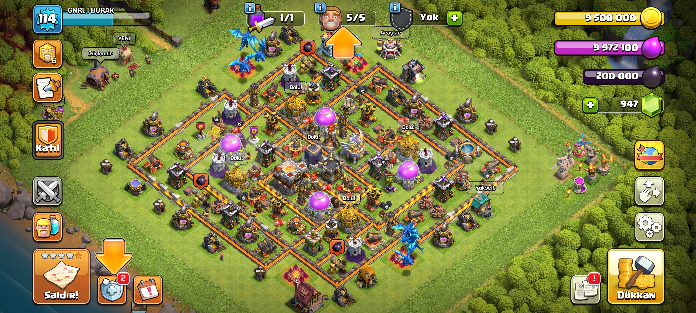 Acil satılık coc hesabı Acil satılık coc hesabı