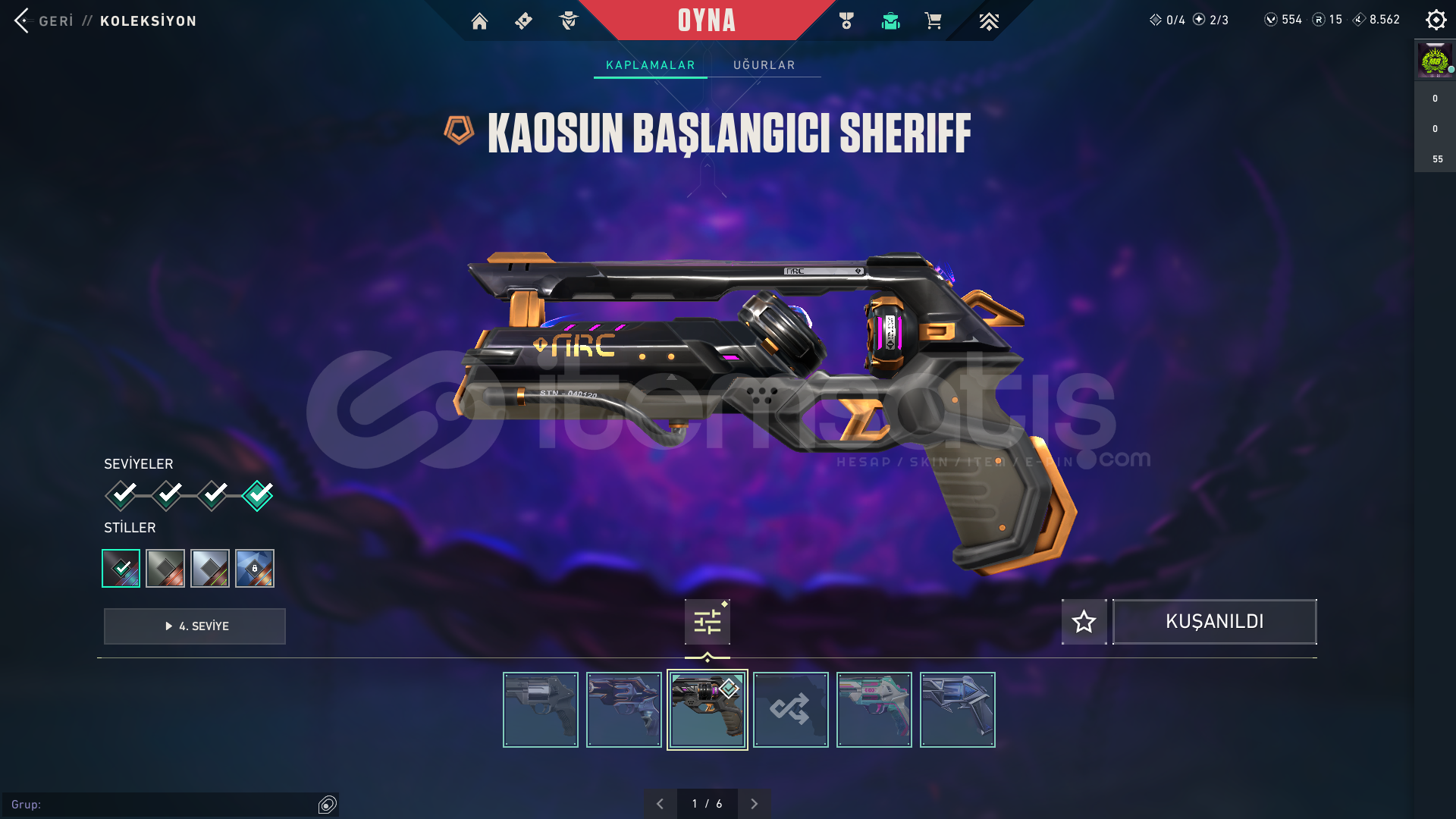 Acil Satılık Favori Skinli Elmas Hesap Acil Satılık Favori Skinli Elmas Hesap