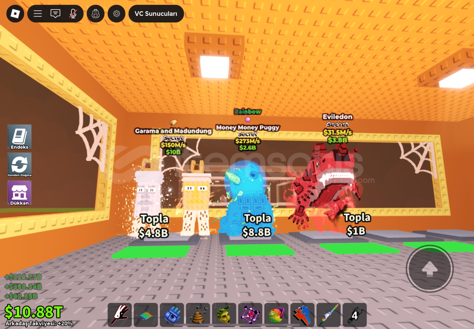 Acil satilik money pugy rainbow+bubble gum  Acil satilik money pugy rainbow+bubble gum