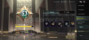 Acil satılık PUBG hesabı Dikenli kask