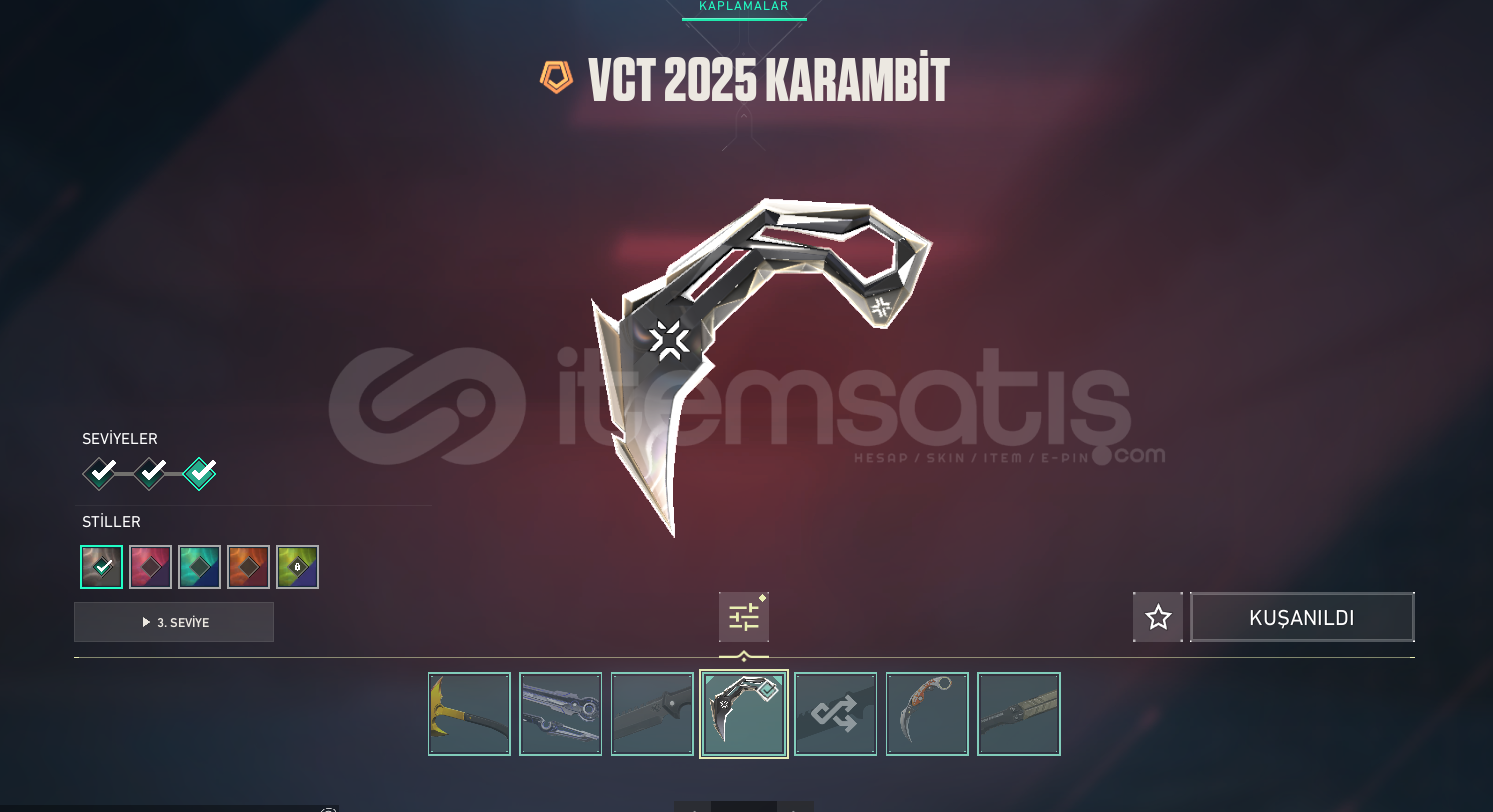 [ACİL SATILIK} VCT 25 KARAMBİT + DOLU ENVANTER [ACİL SATILIK} VCT 25 KARAMBİT + DOLU ENVANTER