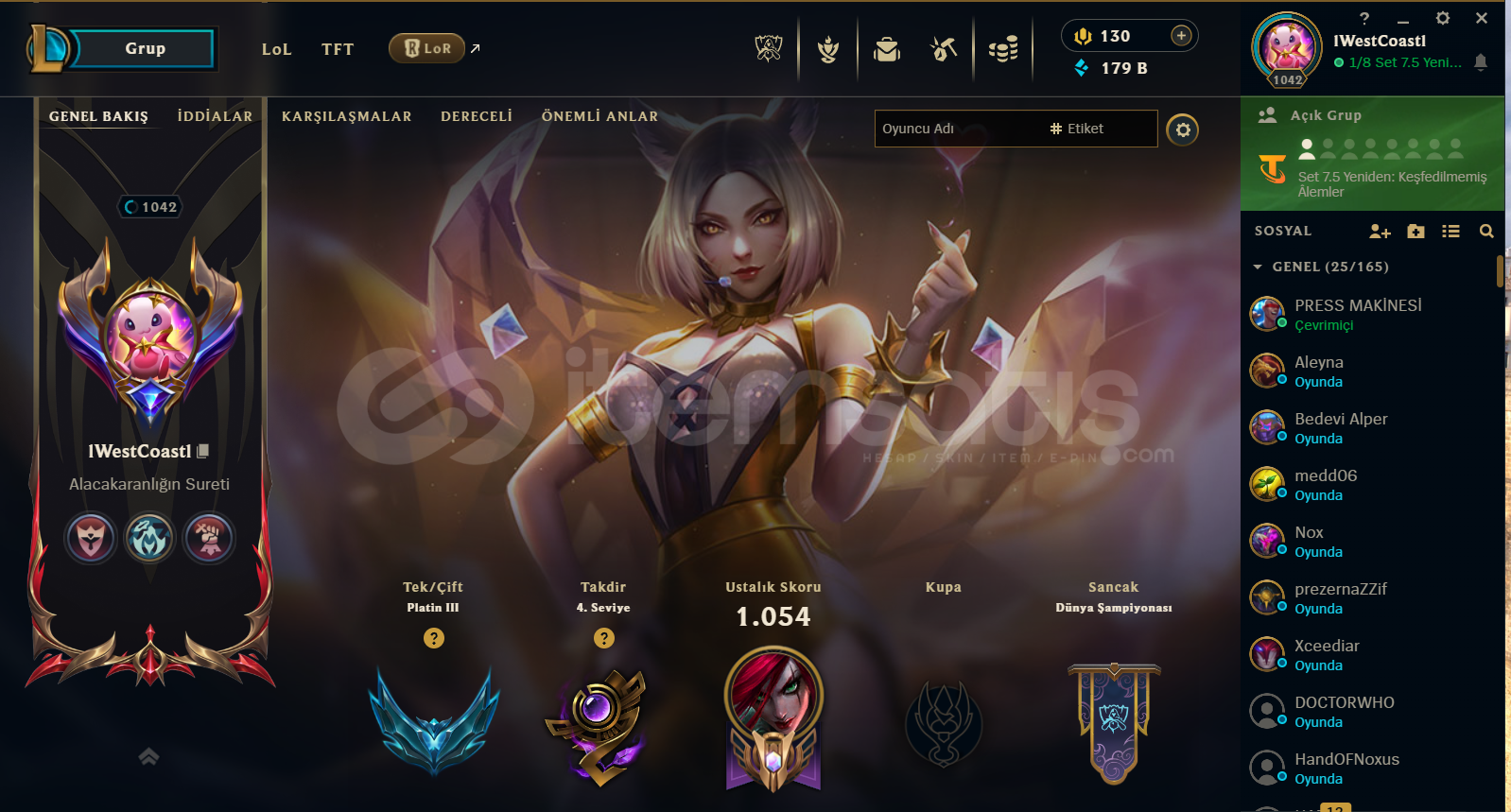 ACİL SATILIK YÜKSEK SEVİYE HESAP