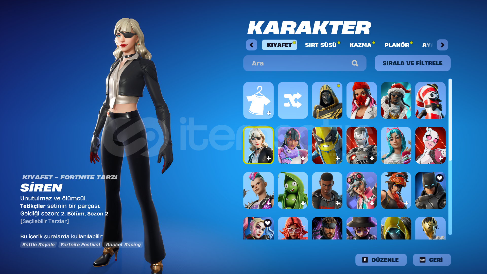 Acilinden satılık bol kostümlü fortnite hesabı Acilinden satılık bol kostümlü fortnite hesabı