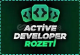 ⭐️ACTİVE DEVELOPER ROZETİ⭐️