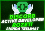 ⭐Active Developer Rozeti | Anında Teslimat⭐ 