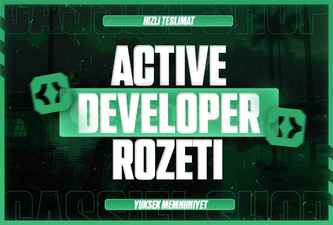 ⭐️ Active Developer Rozeti | Kalıcı ⭐️ ⭐️ Active Developer Rozeti | Kalıcı ⭐️