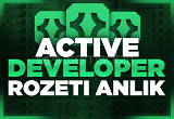 Active Developer Rozeti | Anlık + Kalıcı