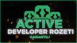 ⭐️ Active Developer Rozeti / Anlık Teslimat