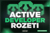 ⭐️ Active Developer Rozeti | Anlık Teslimat