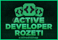 ⭐️ Active Developer Rozeti | Kalıcı ⭐️ Active Developer Rozeti | Kalıcı