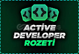 ⭐️ Active Developer Badge | Instant Delivery
