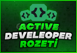 ⭐️ Active Developer Rozeti / Anlık Teslimat