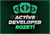 Active Developer Rozeti Badge