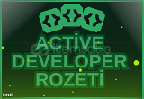 Active Developer Rozeti + Kalıcı