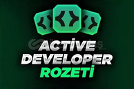 ✓ Active Developer Rozeti | Kalıcı ✓
