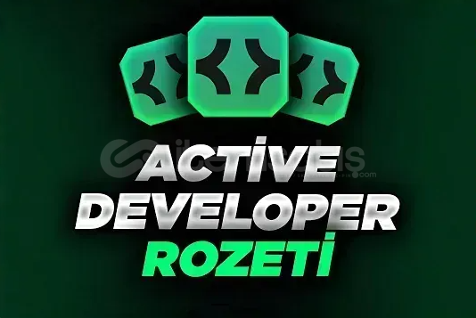 ✓ Active Developer Rozeti | Kalıcı ✓ ✓ Active Developer Rozeti | Kalıcı ✓