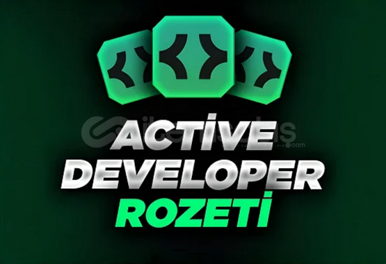 Active Developer Rozeti + Kalıcı Active Developer Rozeti + Kalıcı