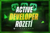 Active Developer Rozeti + Kalıcı