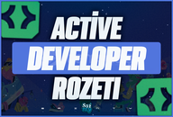 ⭐Active Developer Rozeti | Kalıcı✅