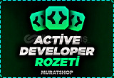 Active Developer Rozeti + [Otomatik Teslimat] 