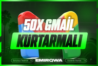 [DİP FİYAT]✅ 50X GMAİL+ YÜKSEK KALİTE + GARANTLİ