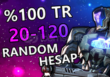 ✨[%100TR]⭐20/120+BIÇAK GARANTİLİ⭐️RANDOM HESAP❗