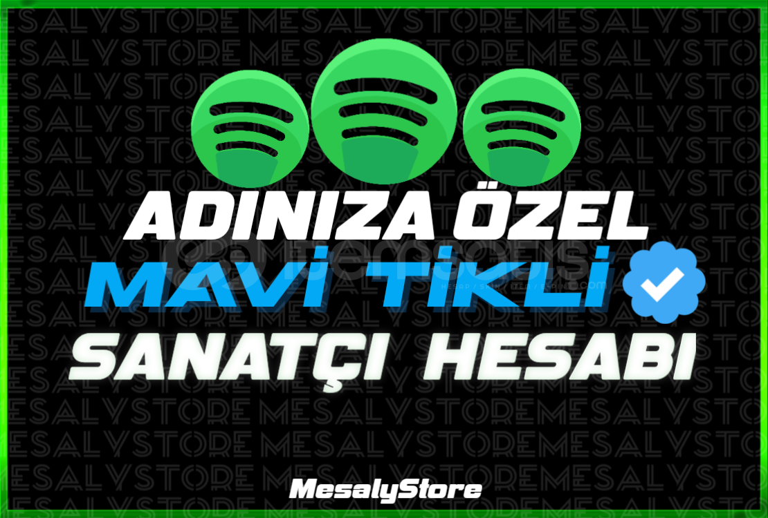 Adınıza Özel mavi tikli sanatçı hesabı ⭐ Adınıza Özel mavi tikli sanatçı hesabı ⭐