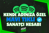 ⭐ Adınıza Özel Mavi Tikli Sanatçı Hesabı ⭐