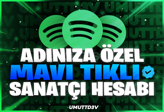 Adınıza Özel Mavi Tikli Sanatçı Hesabı  Adınıza Özel Mavi Tikli Sanatçı Hesabı