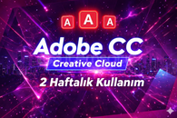 Adobe CC - 2 Hafta | Hızlı Teslim 