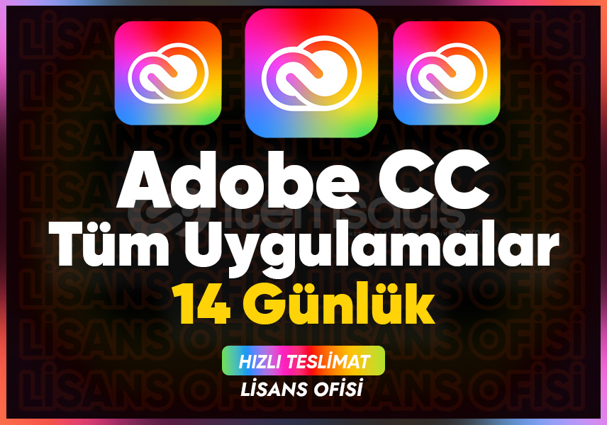 Adobe CC 7-14 Günlük Şahsi Hesap Adobe CC 7-14 Günlük Şahsi Hesap