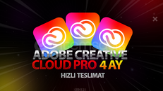 Adobe Cloud Pro [4 AYLIK] + [Yapay Zeka]