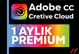 Adobe Creative Cloud 1 Aylık Tüm Uygulamalar