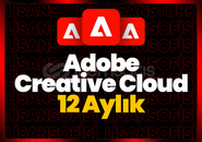 Adobe CC - 12 Aylık Tek Hesap
