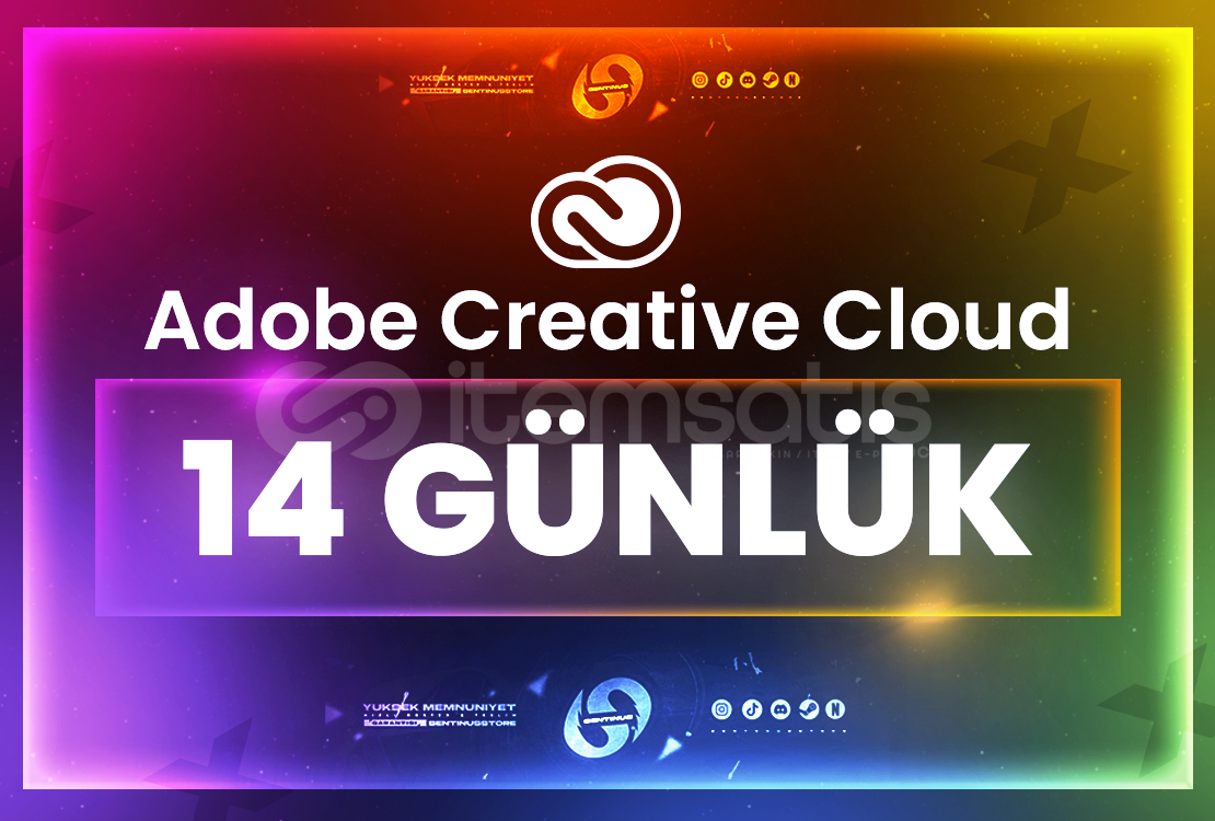 Adobe Creative Cloud 14 Günlük + KİŞİSEL Adobe Creative Cloud 14 Günlük + KİŞİSEL