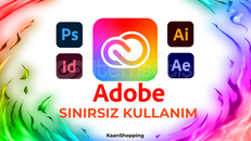 ⭐Adobe Creative Cloud 2025 + Sınırsız Kullanım⭐