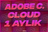 ADOBE CREATİVE CLOUD 30 GÜNLÜK-Maile tanımlama