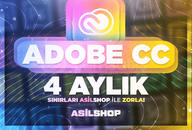 Adobe Creative Cloud - 4 Aylık - Kişisel Hesap
