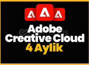 Adobe Creative Cloud - 4 Aylık Tek Hesap