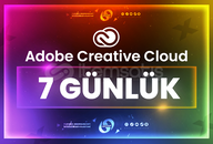 Adobe Creative Cloud 7 Günlük + KİŞİSEL
