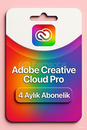 Adobe Creative Cloud Pro | 4 Ay | Anında Teslim