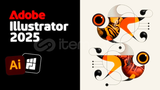 Adobe Illustrator 2025 (Ömür Boyu Full kullan )