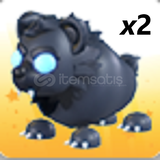 Adopt me 2x np Scare Bear