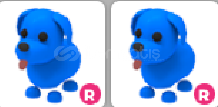 adopt me- 2x ride blue dog adopt me- 2x ride blue dog