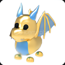 ⭐ Adopt Me / Golden Dragon ⭐